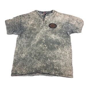 Harley-Davidson Distressed Gray Polo